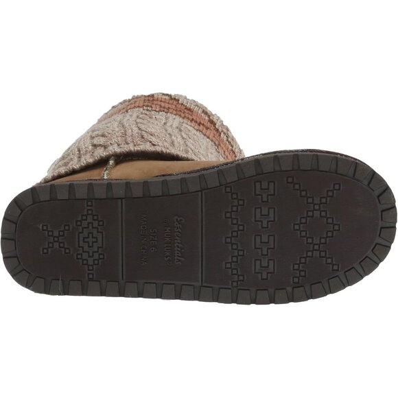 Women's Faux Fur Fashion Boots Wide Calf Cozy Knit Mid Calf TPR Sole - Picture 4 of 7